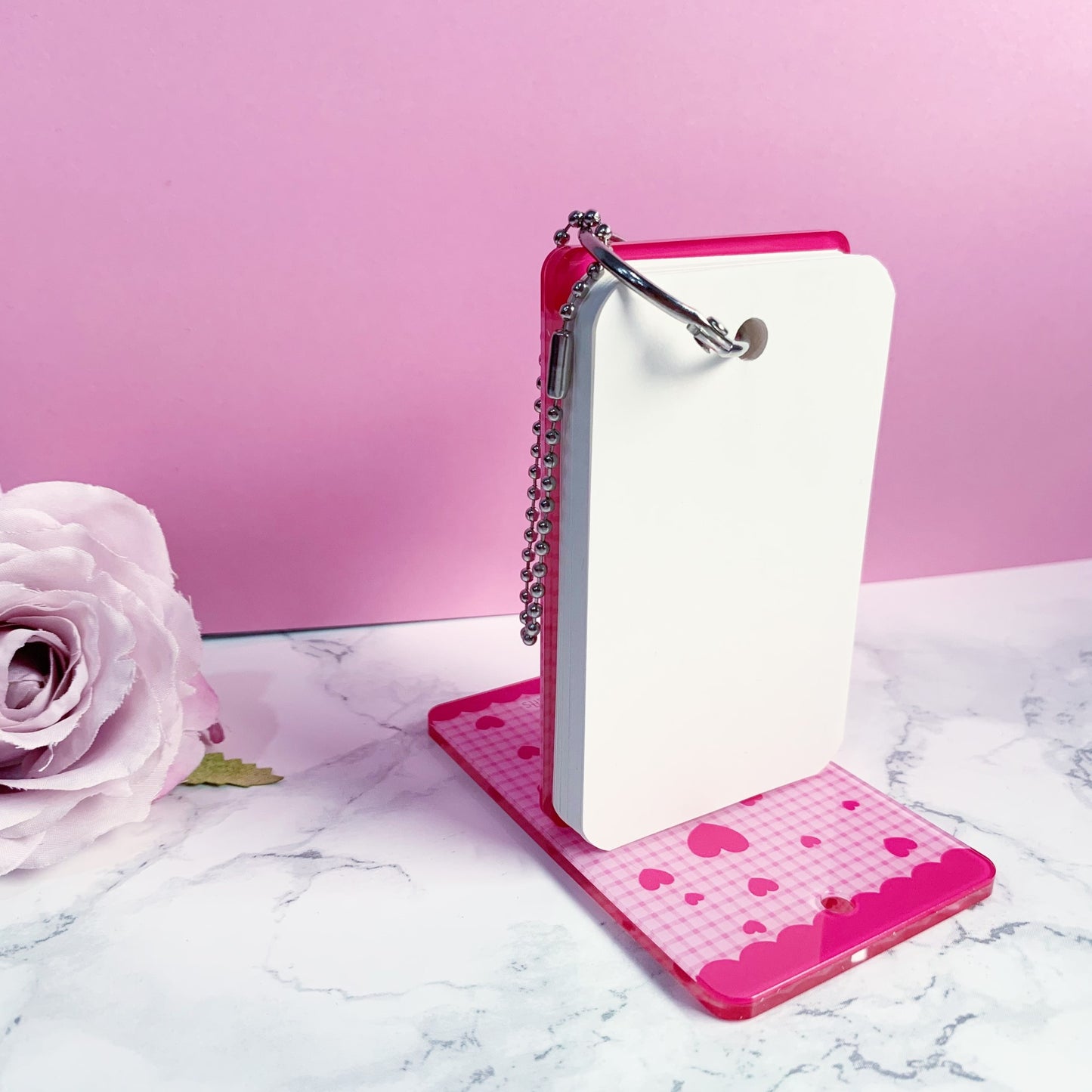 Cupid Acrylic Loose-Leaf memo pad - Standee / keychain