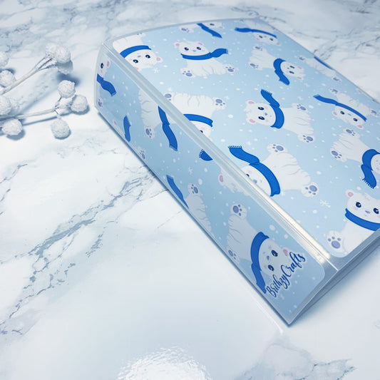 Winter bear sticker album - regular size