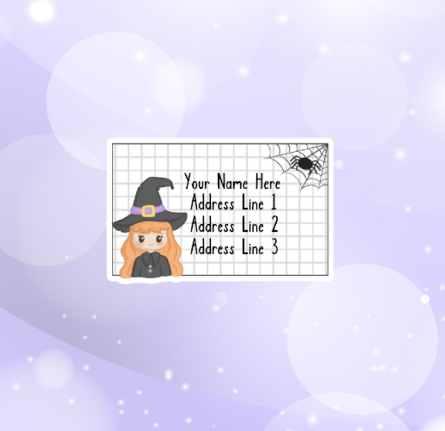 Little Witch Address Labels
