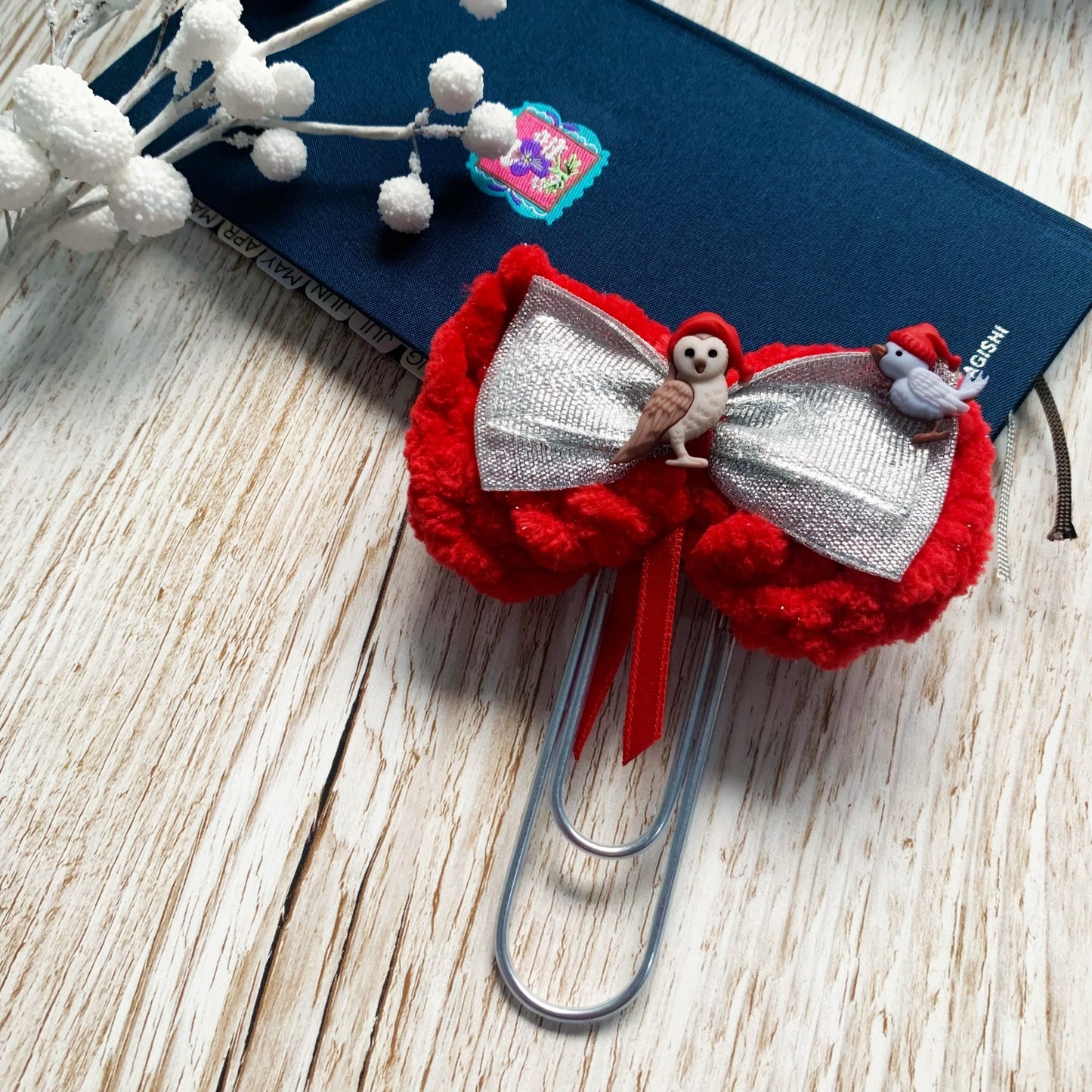 Christmas birds Planner / Paper clip - Jumbo size