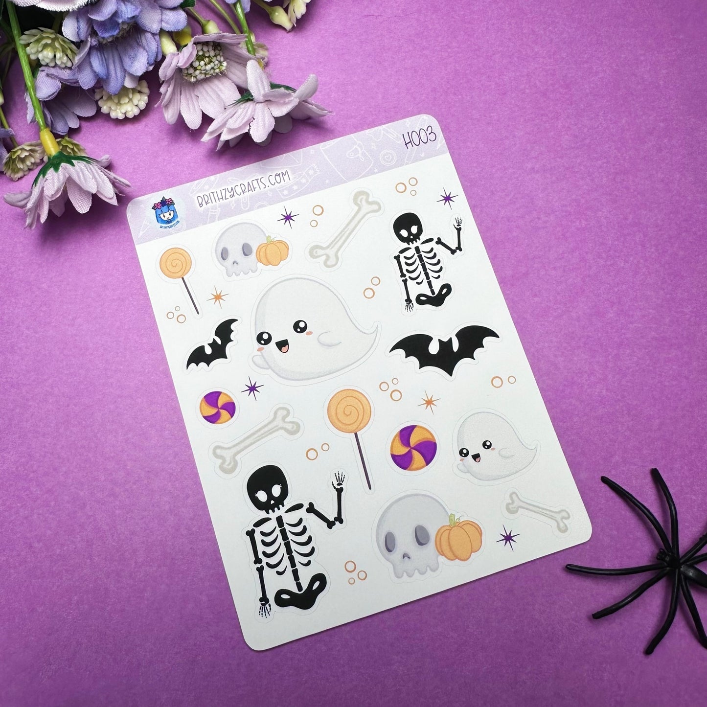 Skeleton and candy - H003