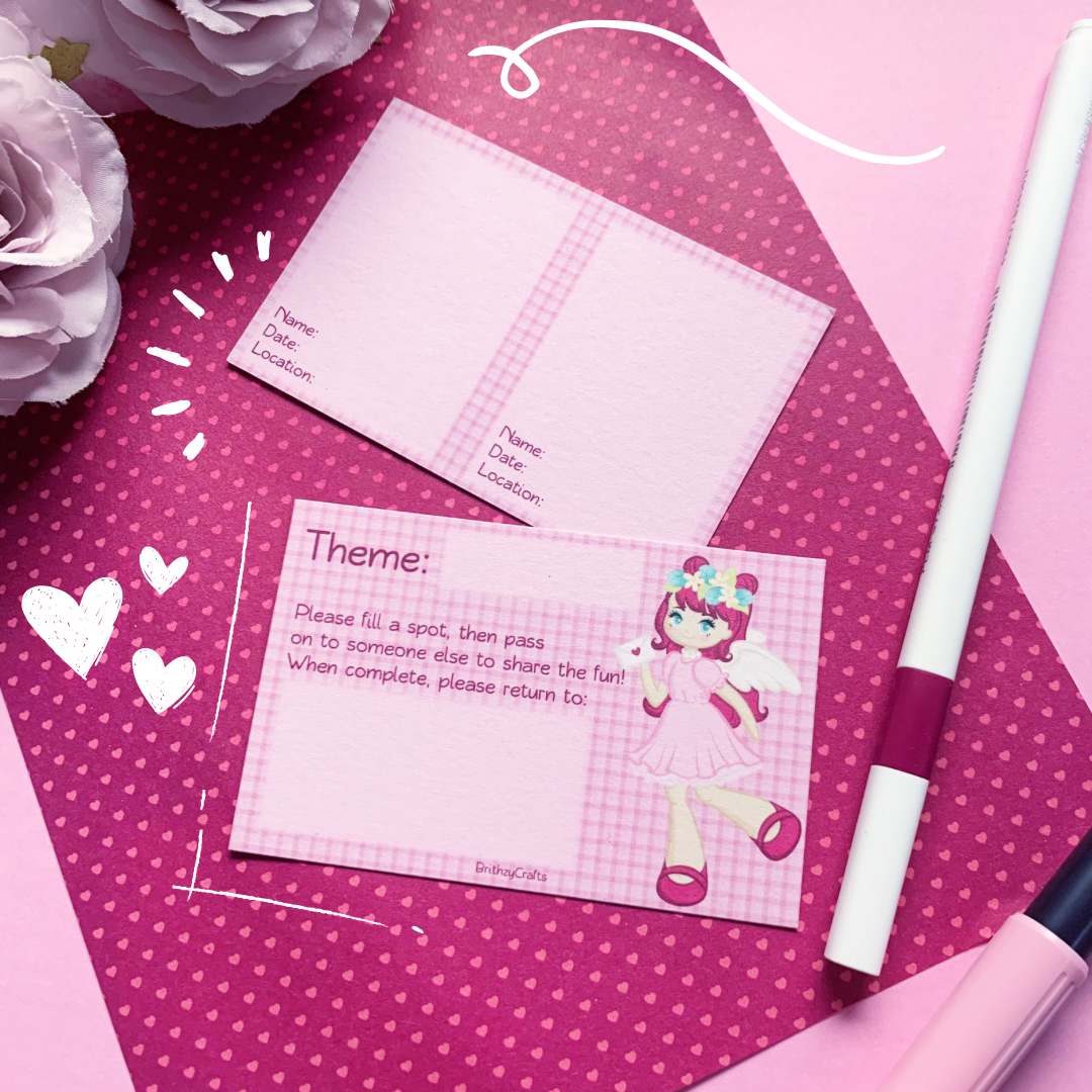 MICRO TPC (Business card size) - Traveling postcard - Cupid - 300gs paper