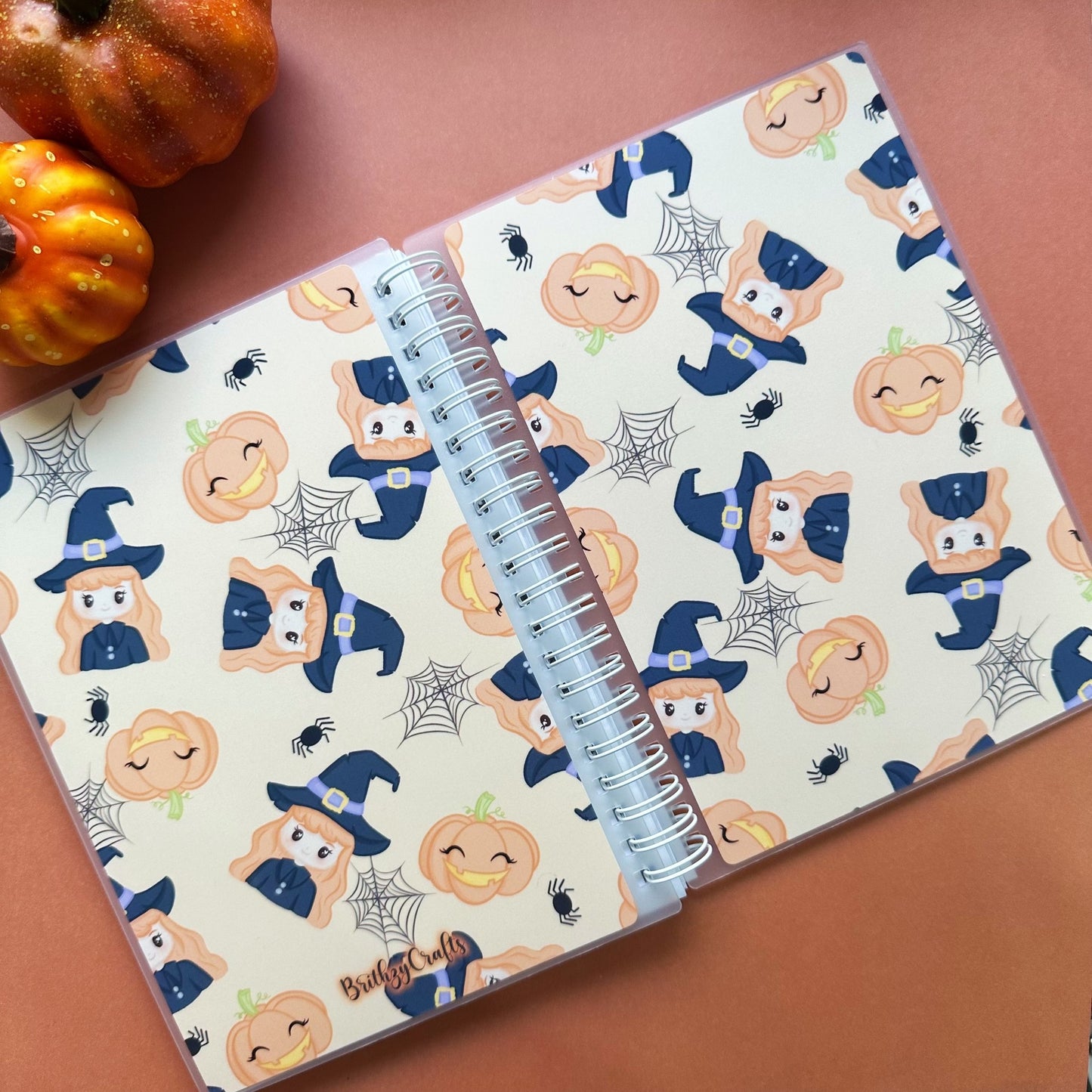 Witch and pumpkins - Reusable sticker book