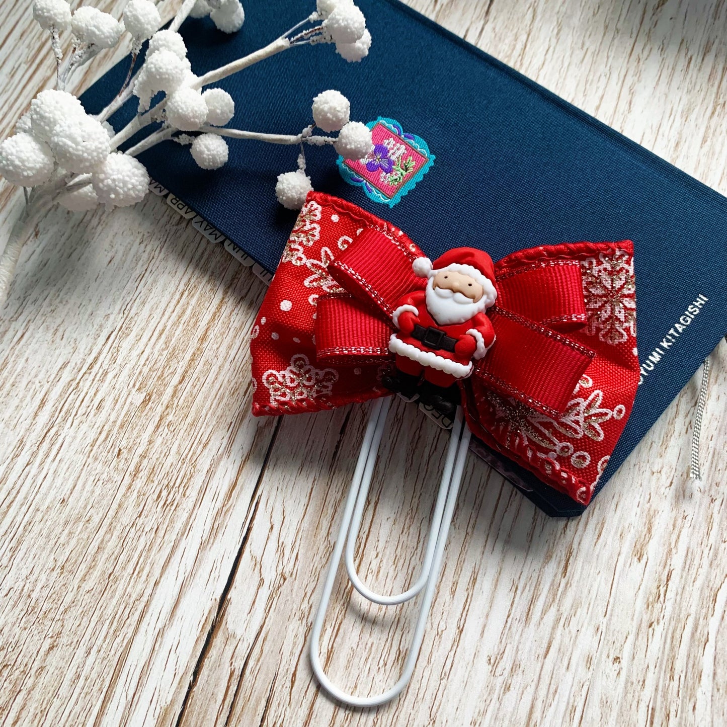 Santa Claus Christmas Planner / Paper clip - Jumbo size