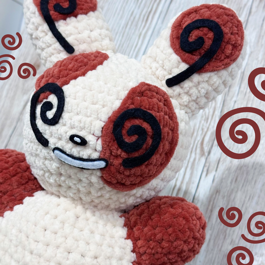 Spinning Bunny chochet decorative plushie