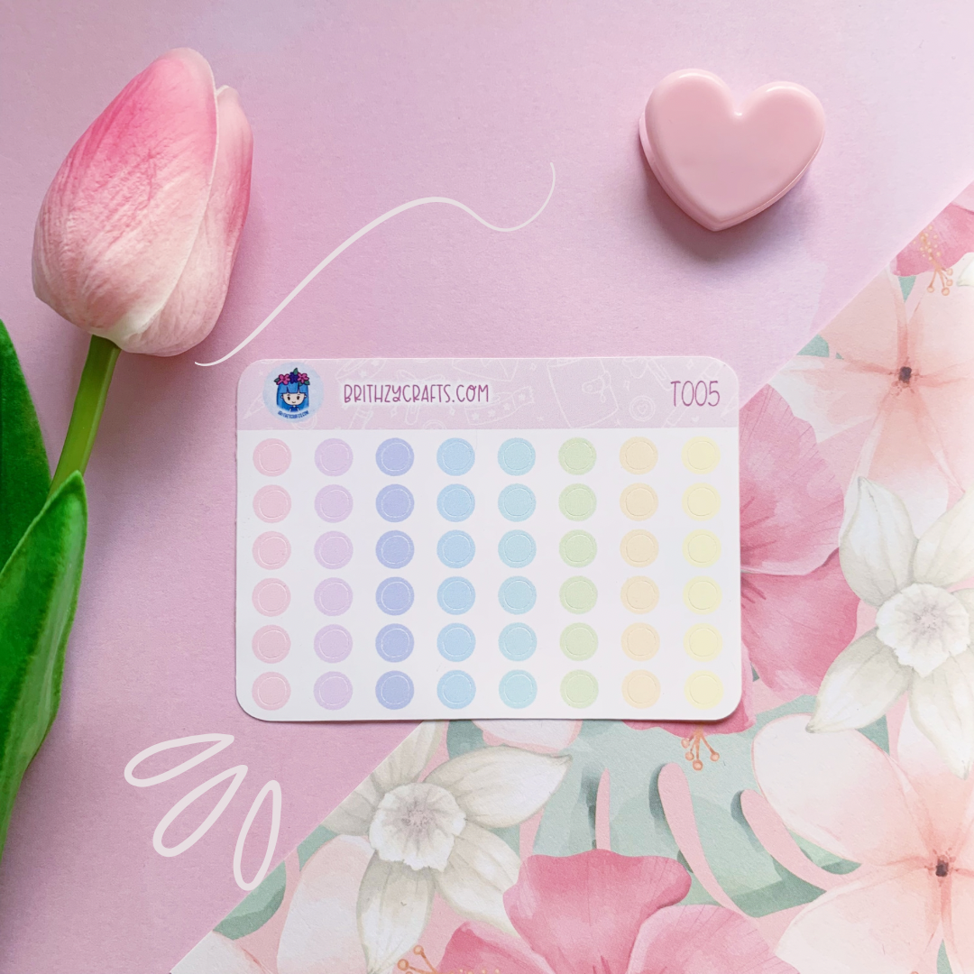 Mini pastel dots - T005