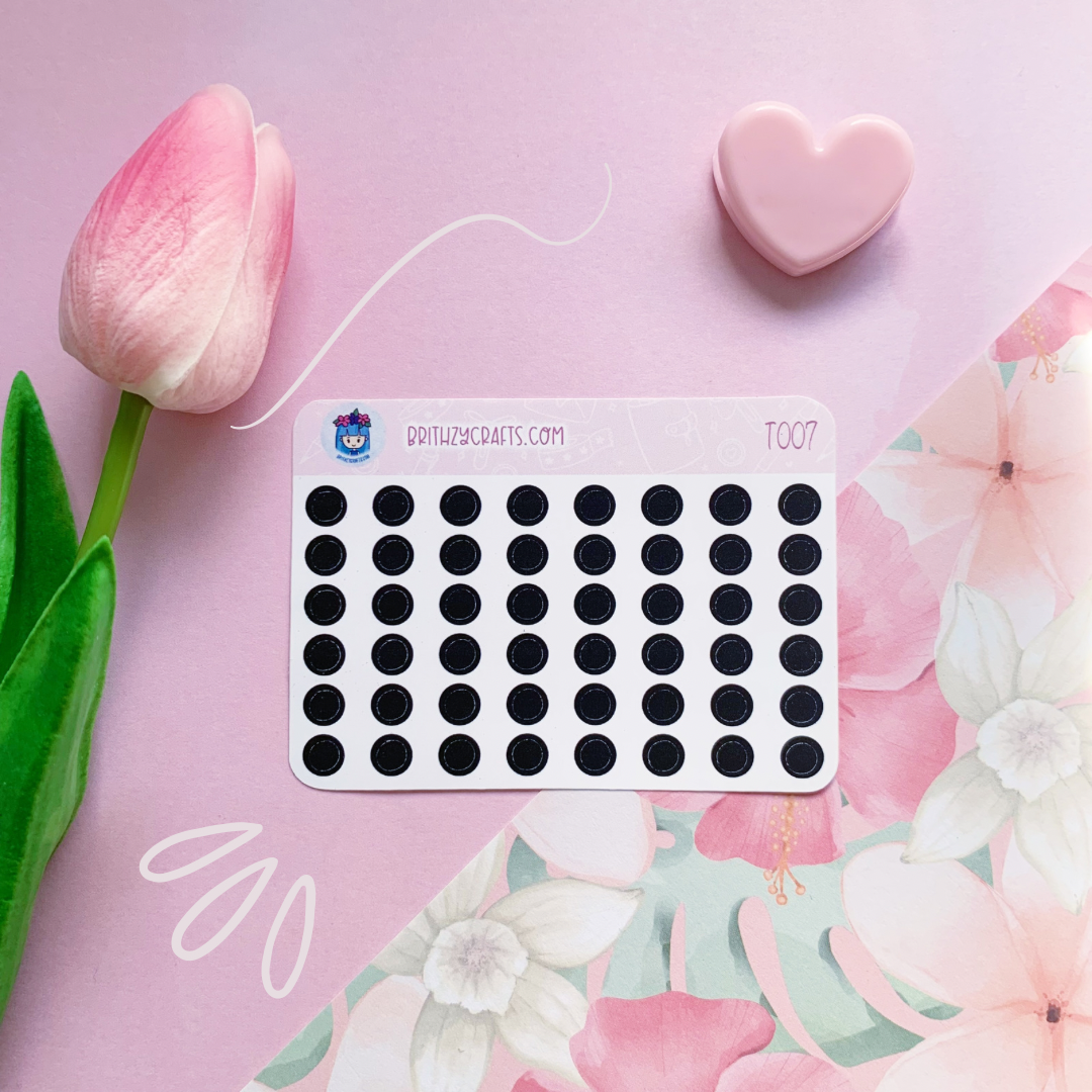 Mini black dots - T007