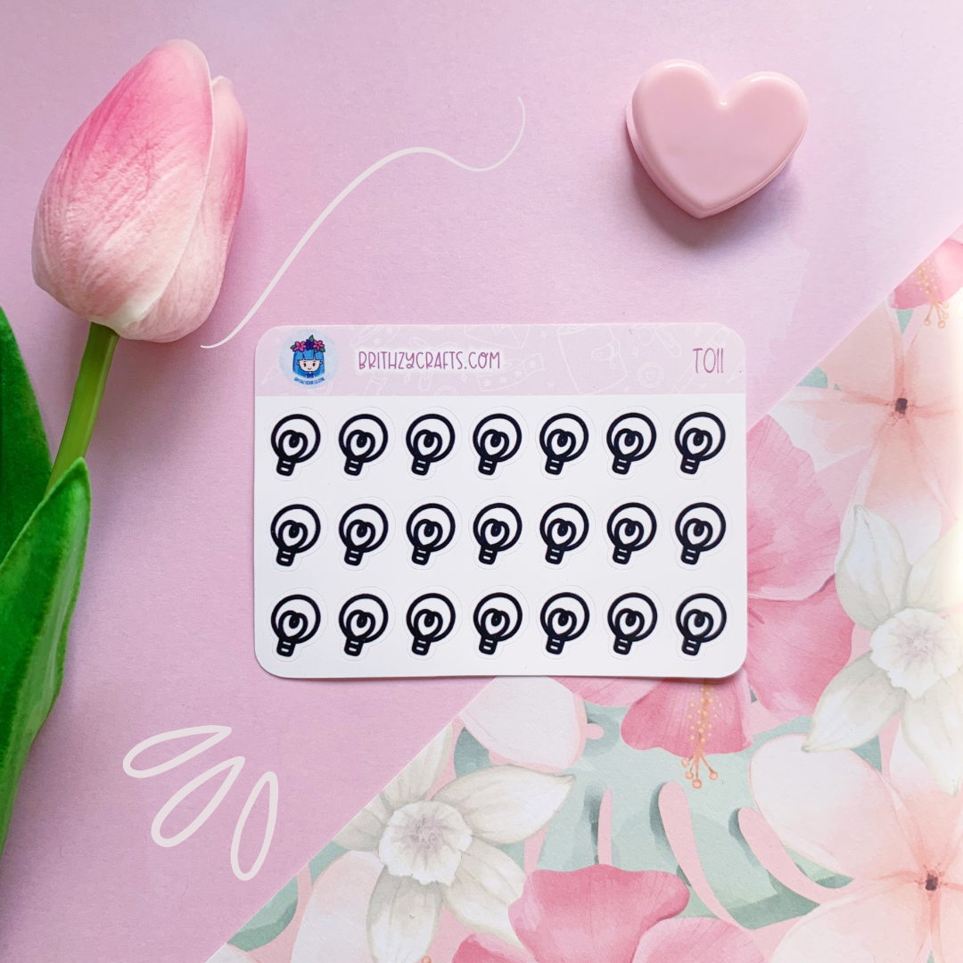 Lightbulb icons - T011