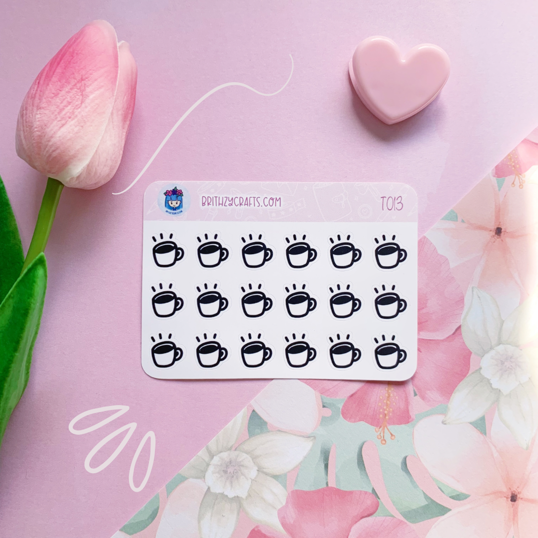 Coffee mug icons - T013