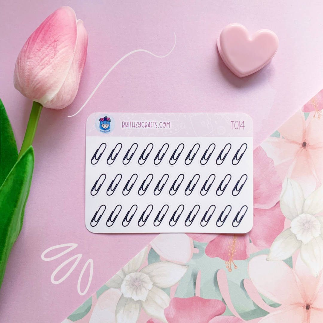 Paper clip icons - T014