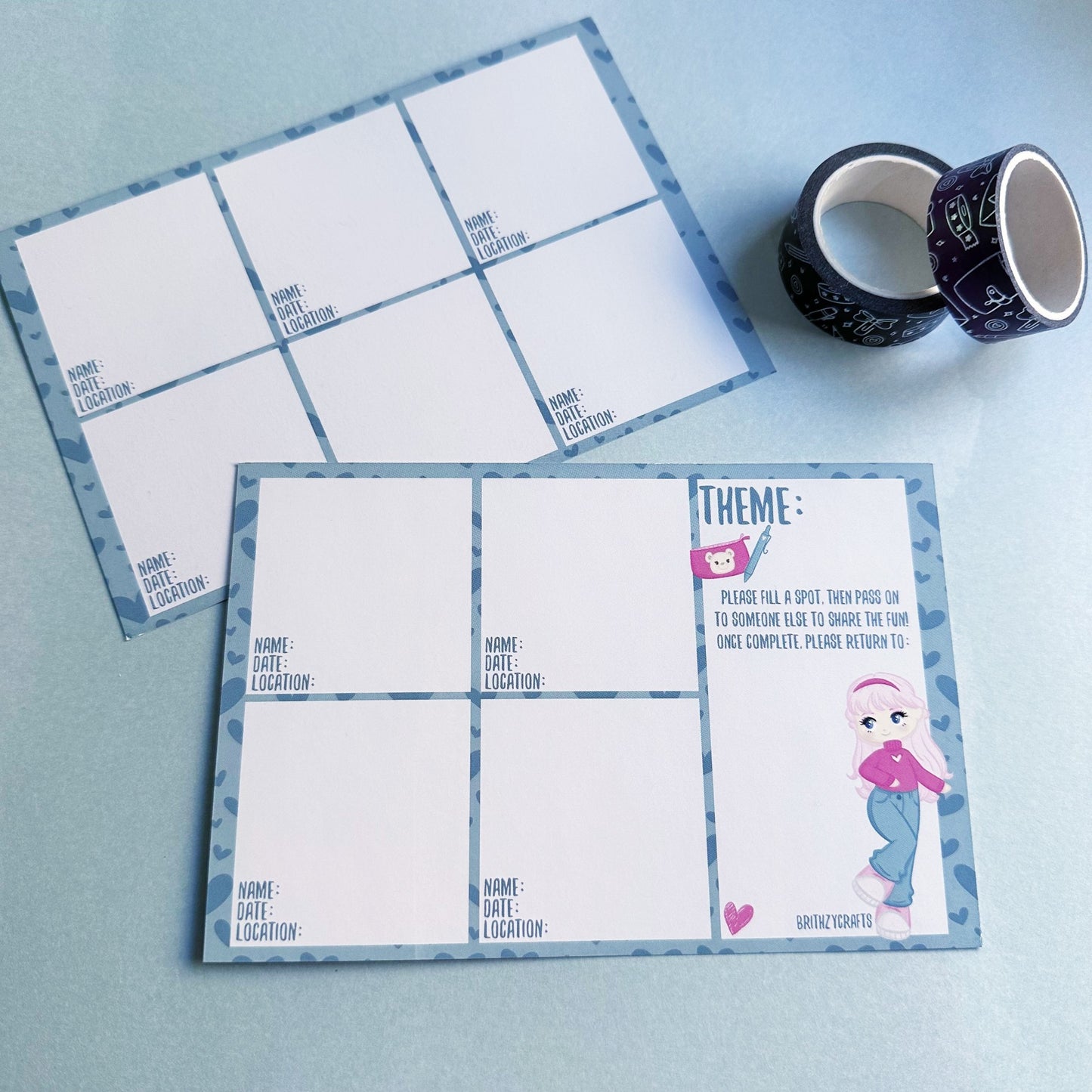 TPC - Traveling postcard - Fashion girl - 300gs paper