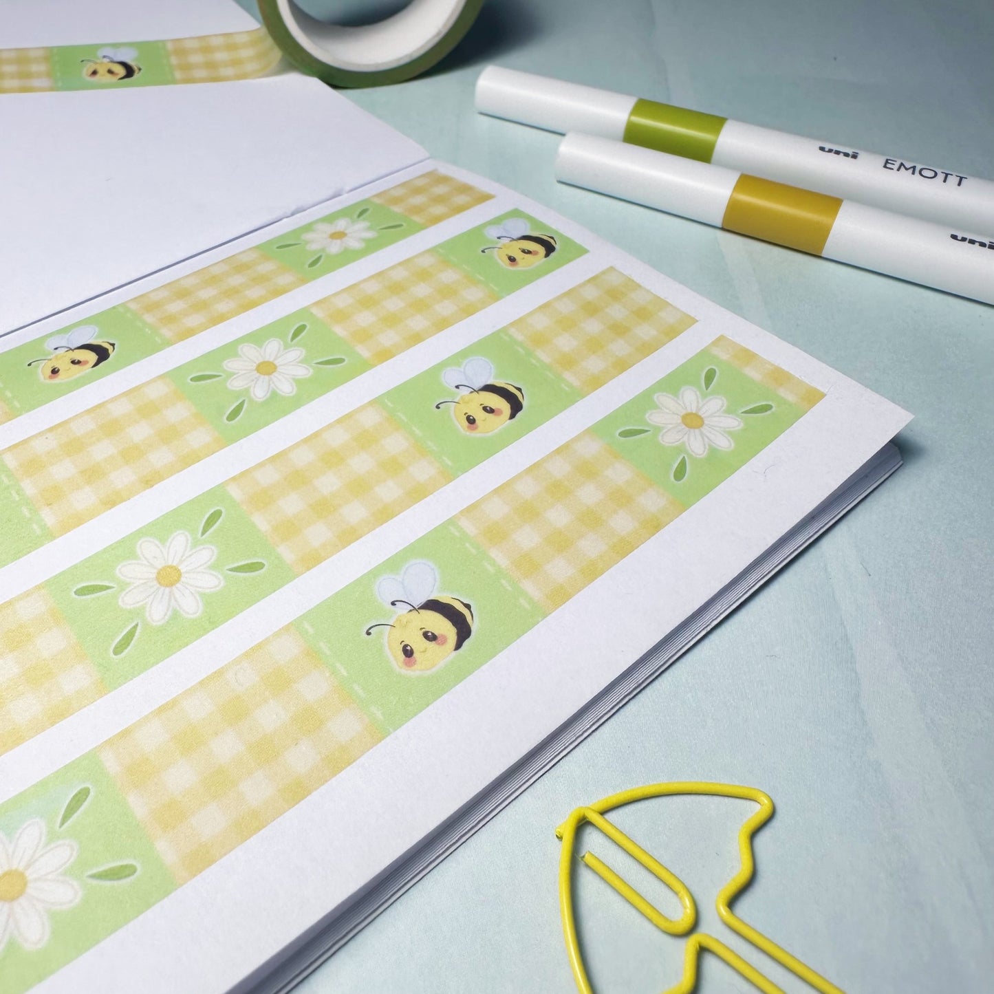 Floral bee Washi Tape