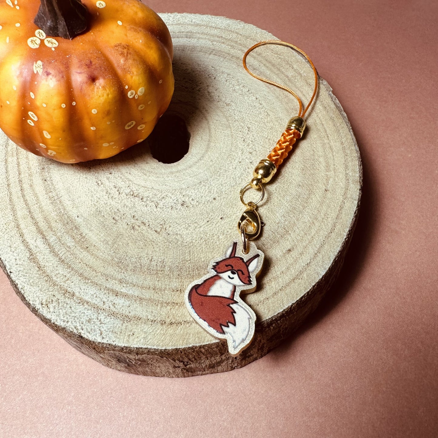 Little Fox phone charm