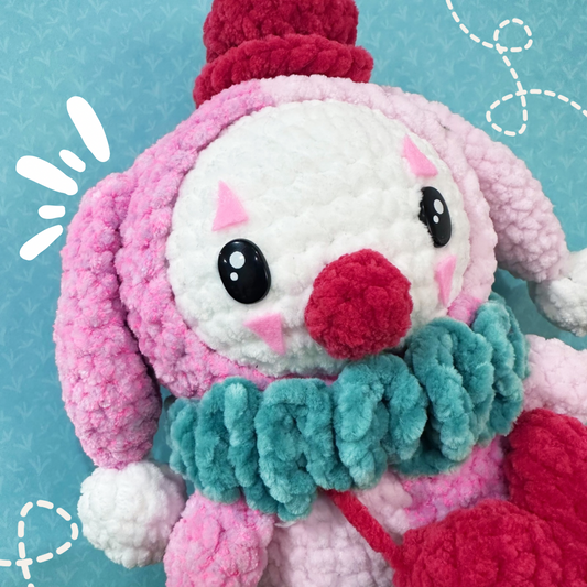 Harlebunny chochet decorative plushie