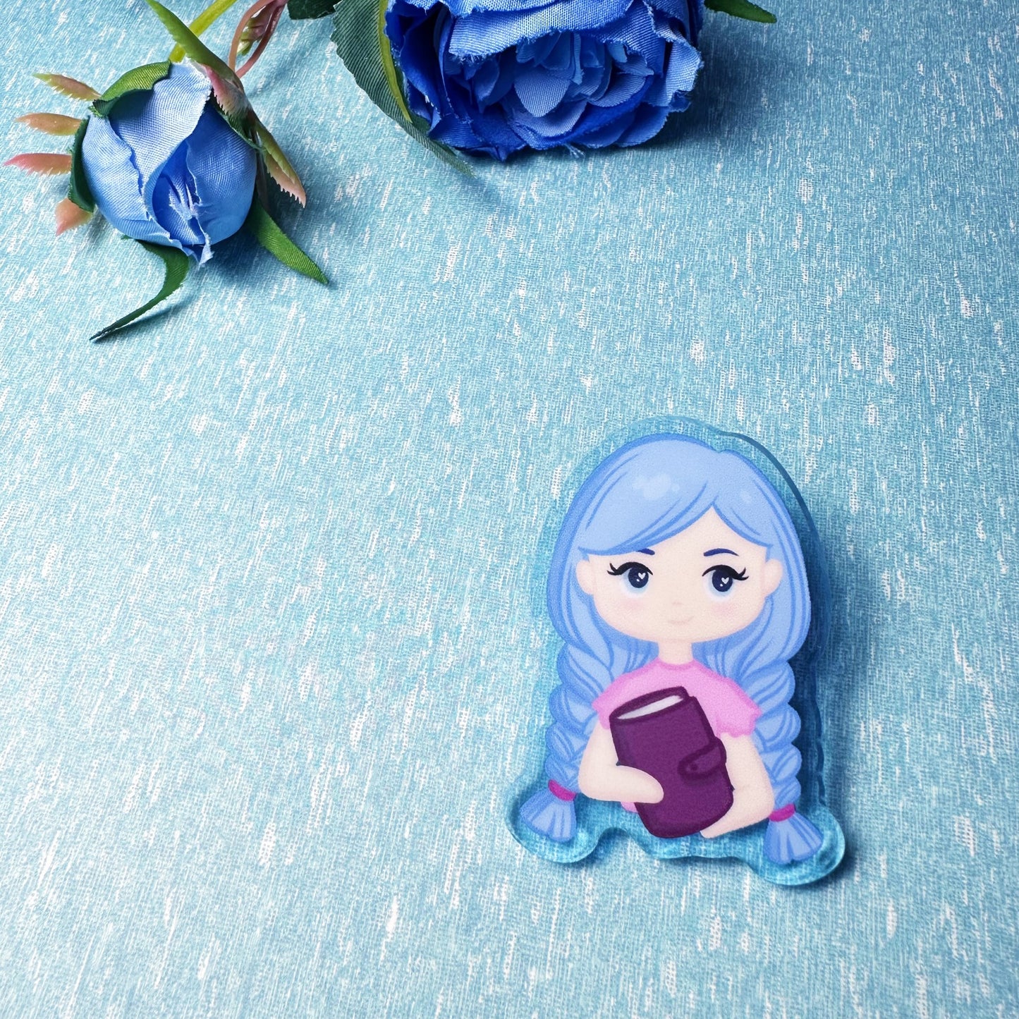 Planner babe Acrylic Pin