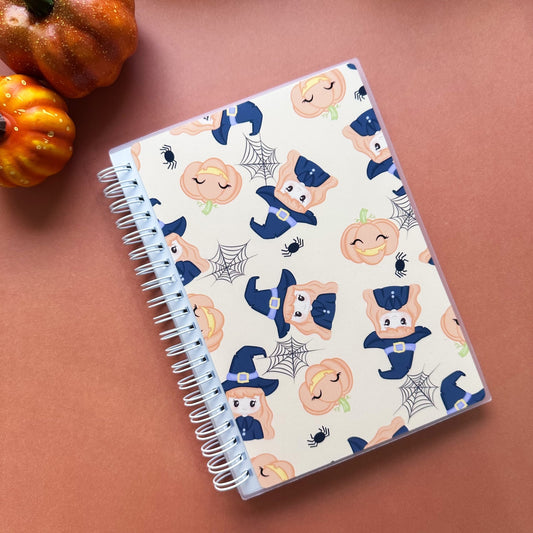 Witch and pumpkins - Reusable sticker book