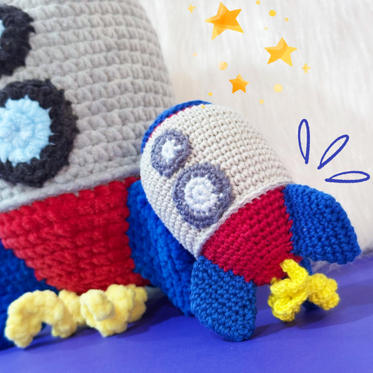 Big rocket decorative plushie