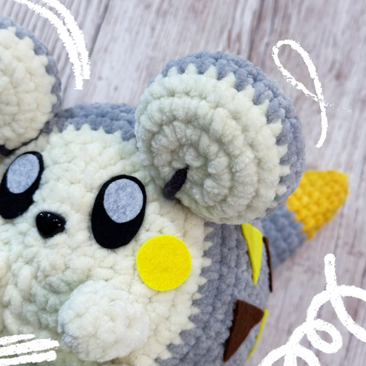 Round baby chochet decorative plushie