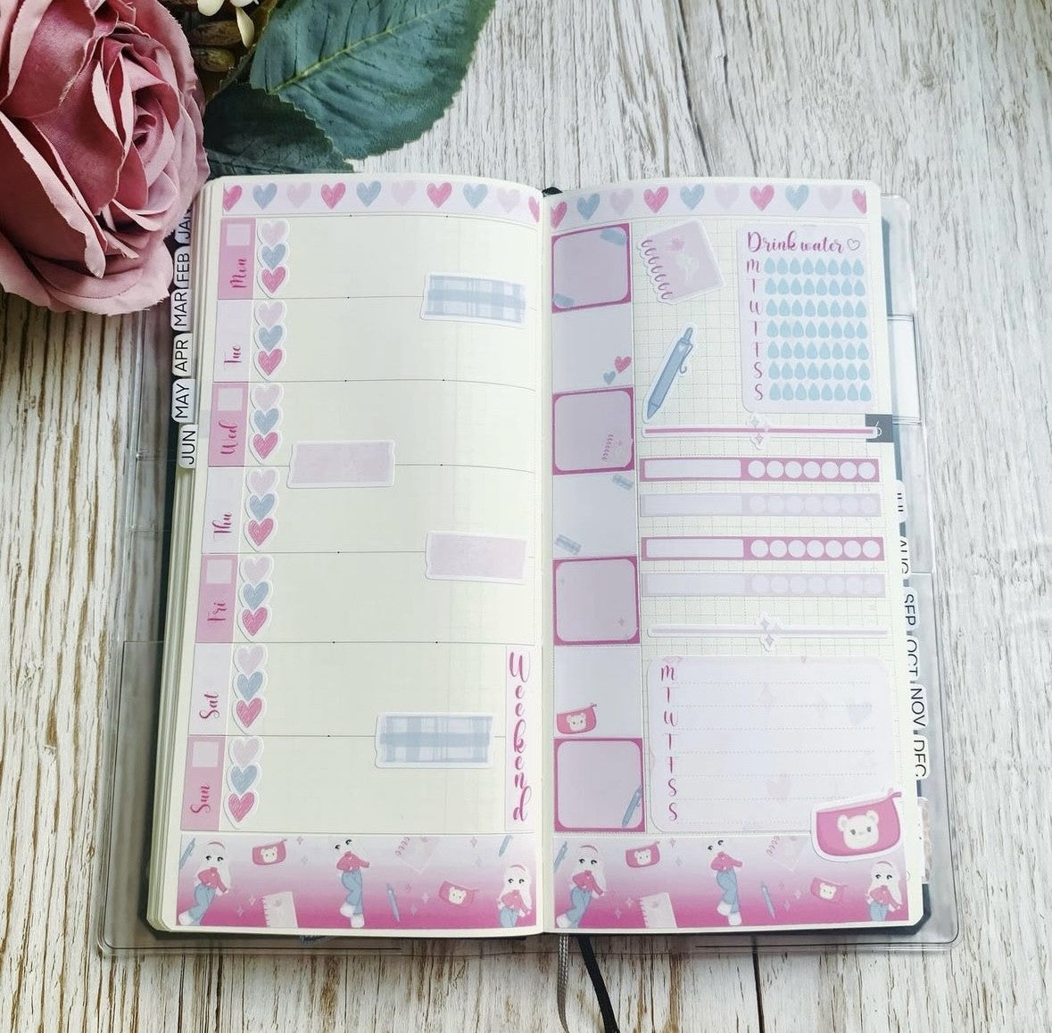 Fashion girl Hobonichi Weeks Kit - H002