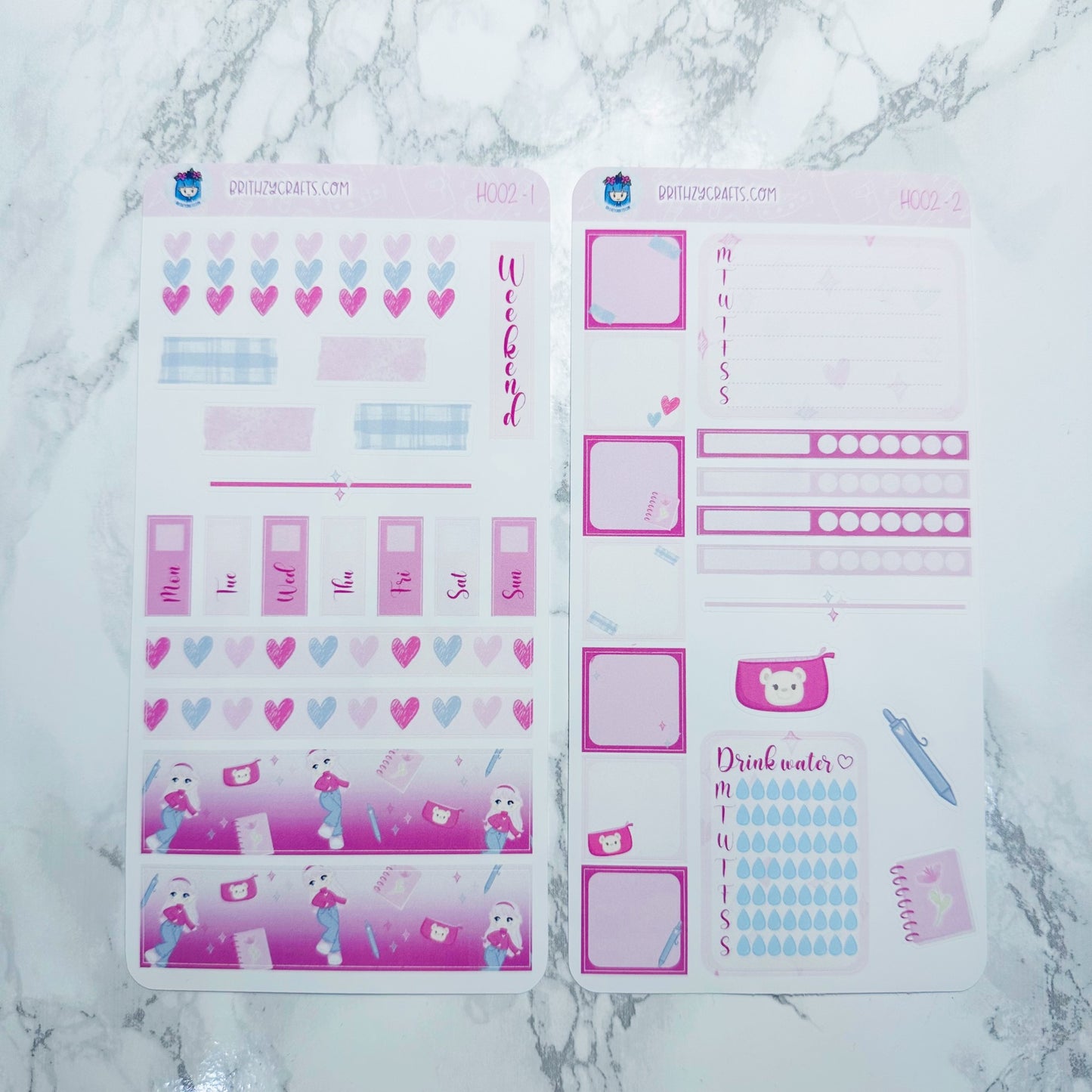 Fashion girl Hobonichi Weeks Kit - H002