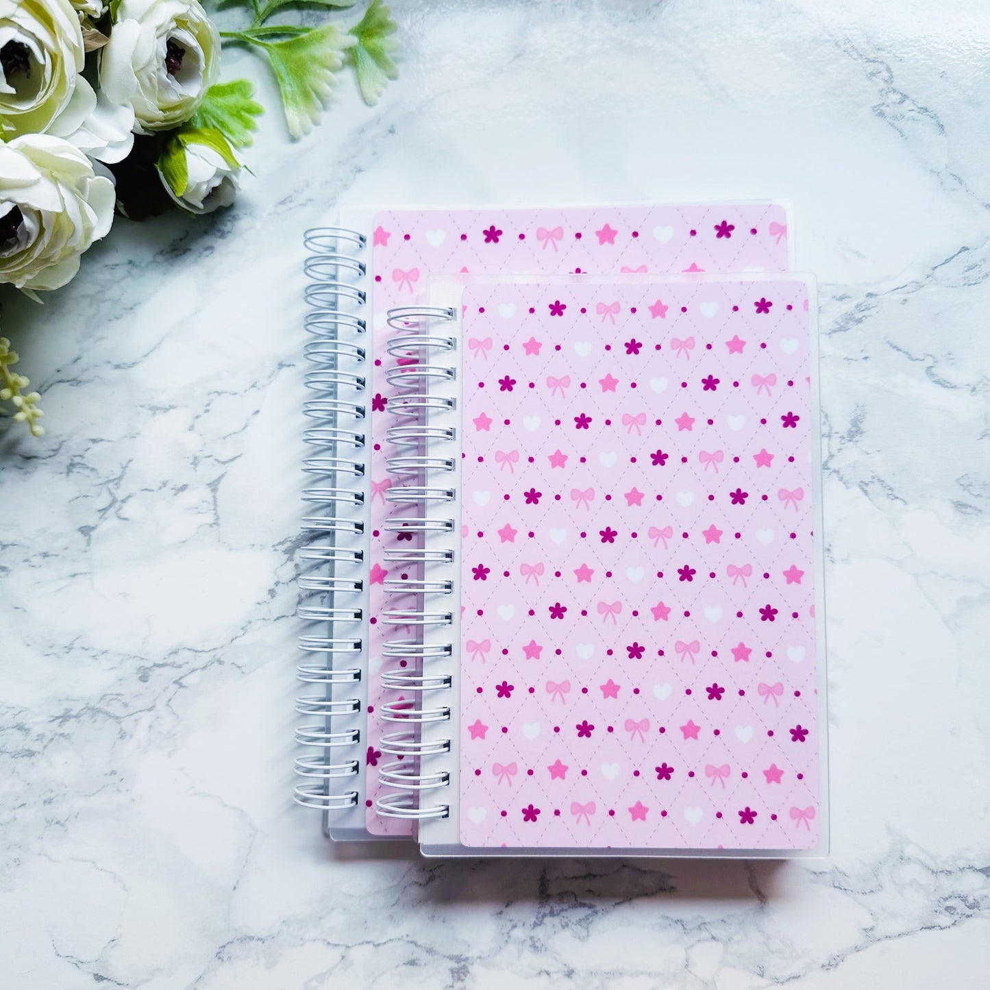 Coquette in pink - Reusable sticker books