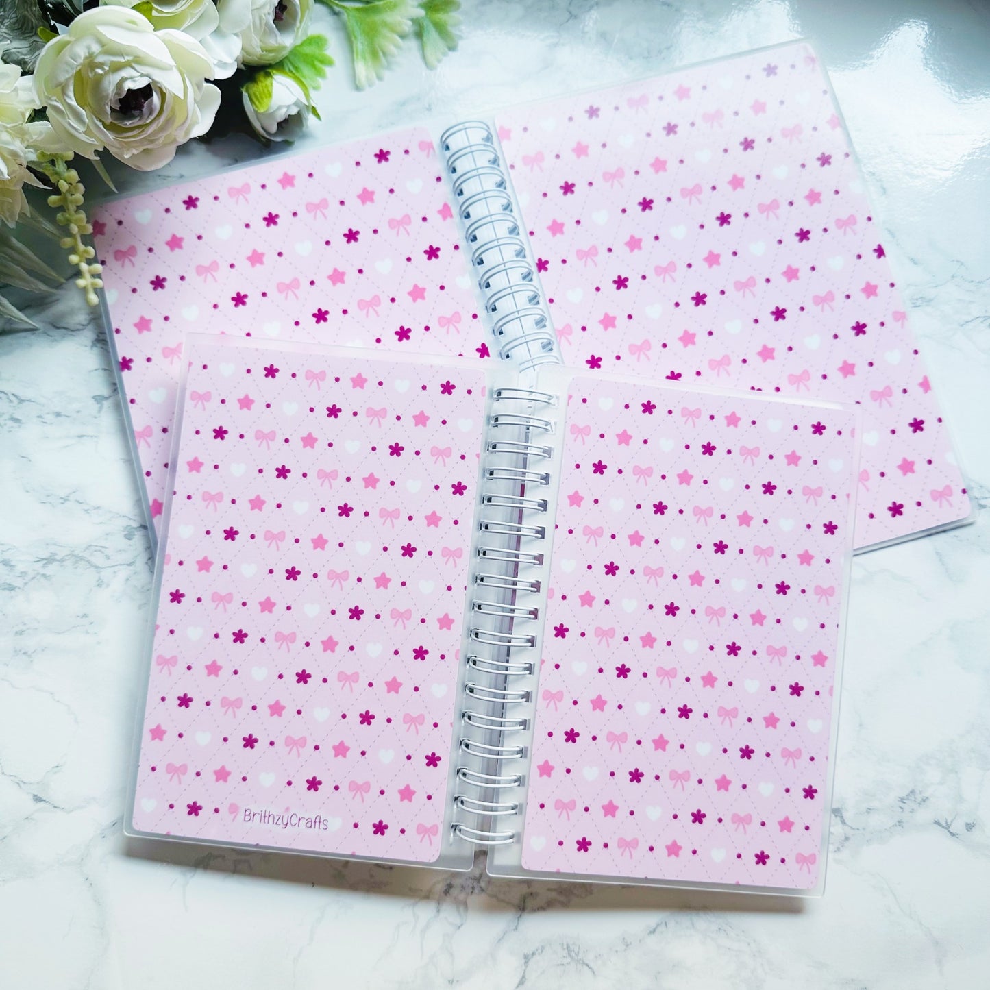 Coquette in pink - Reusable sticker books