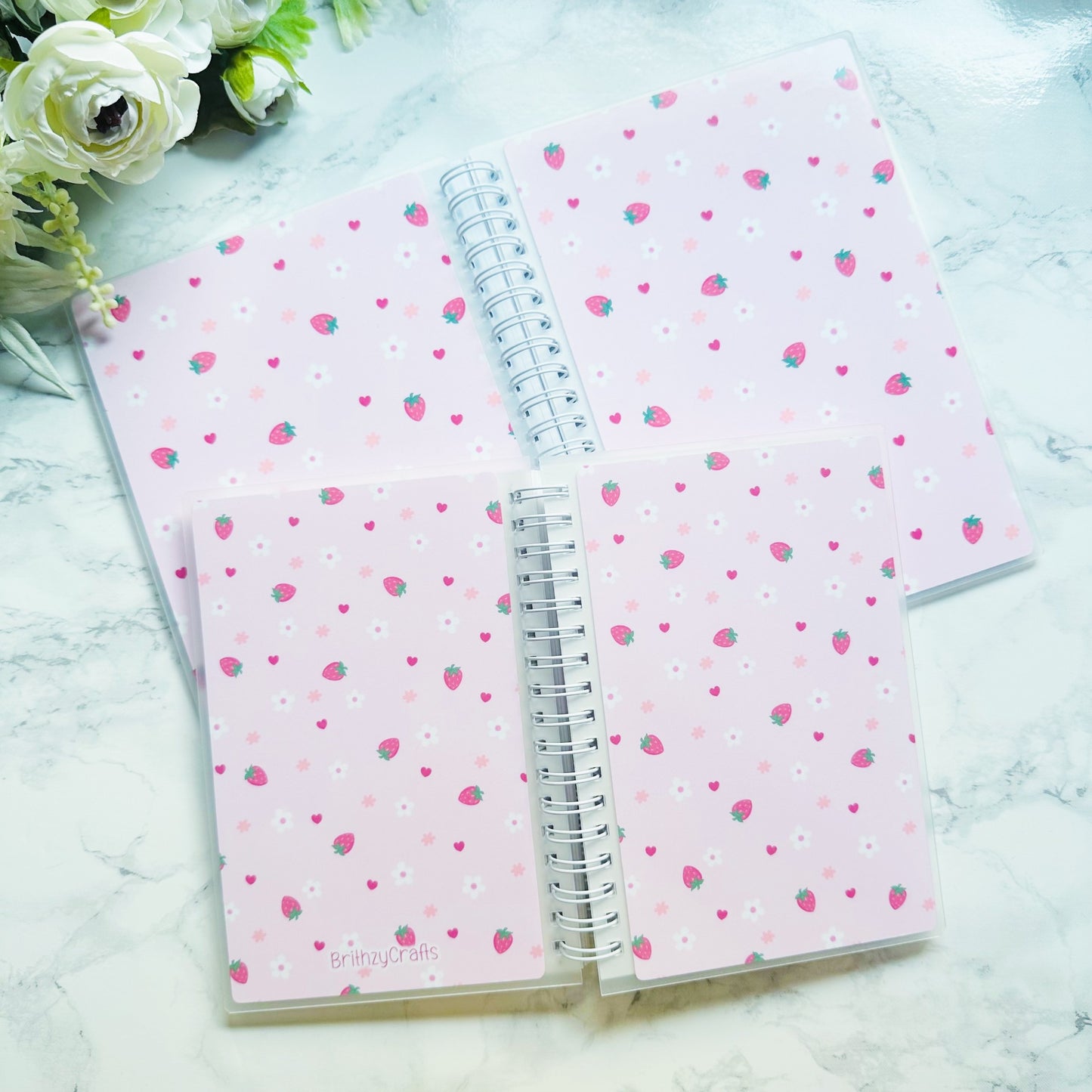 Tiny Strawberries - Reusable sticker books