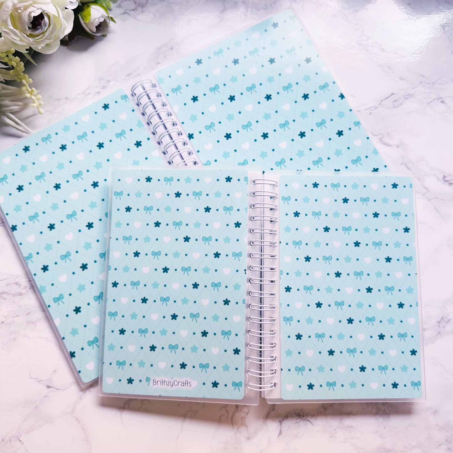 Coquette in mint - Reusable sticker books