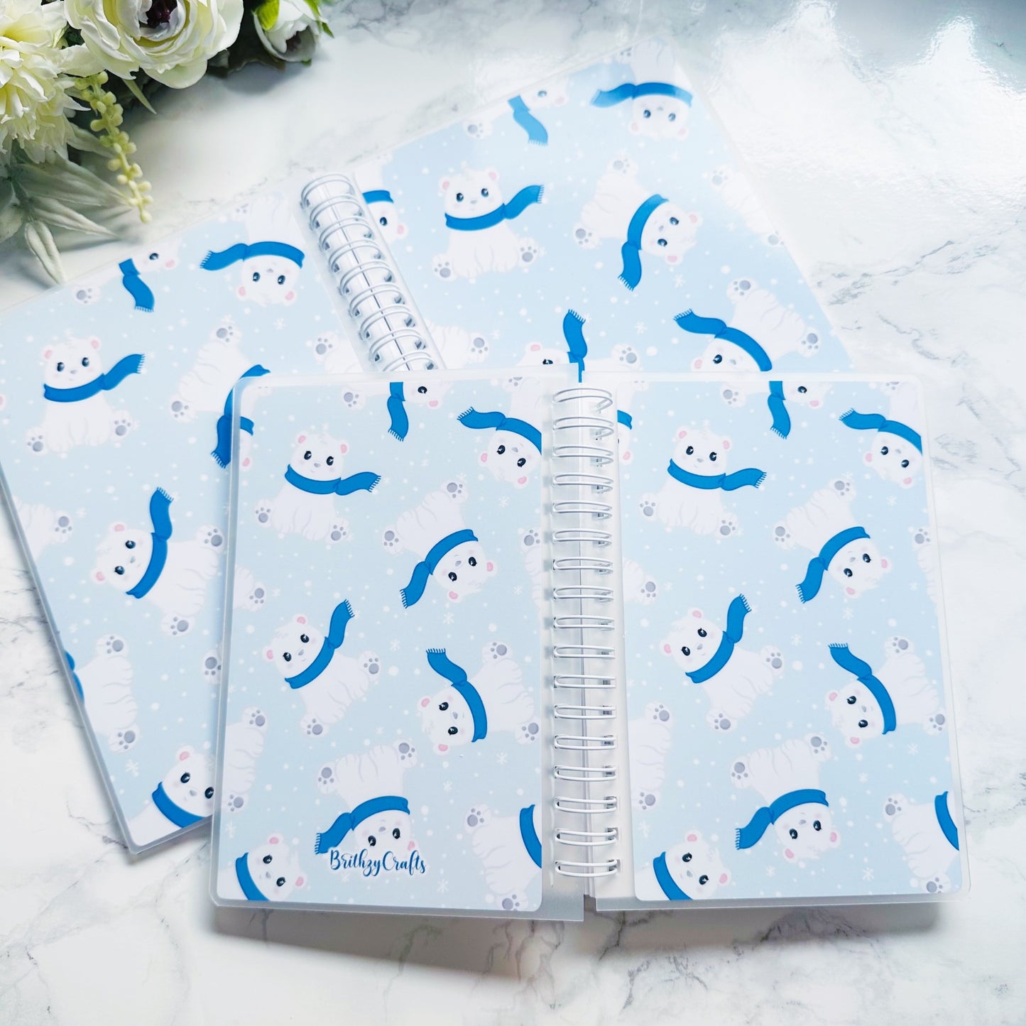 Winter bear - Reusable sticker books