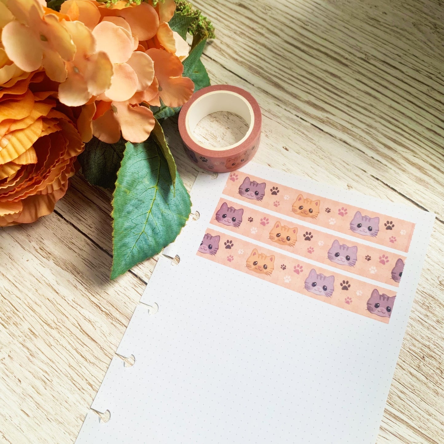 Paws of love - Cat Washi tape