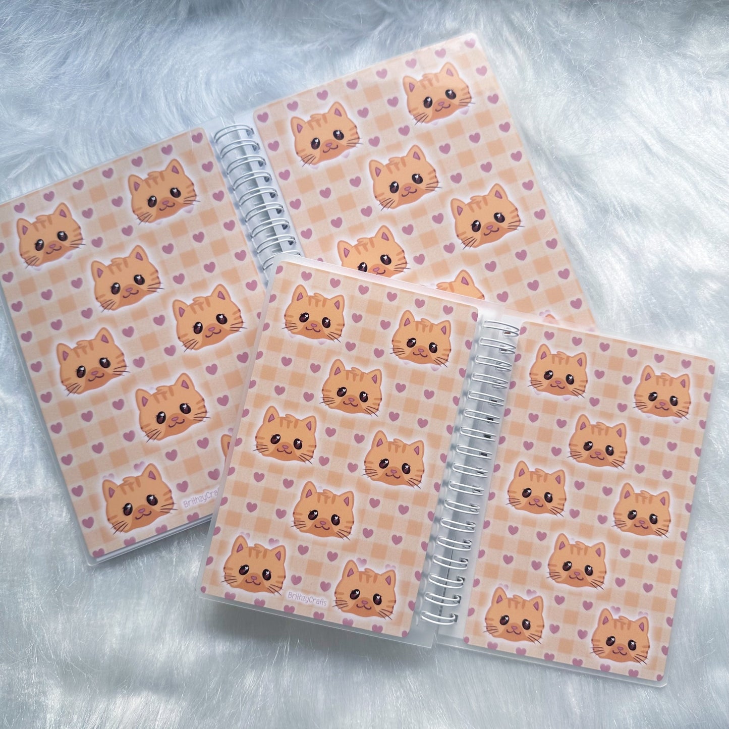 Cookie the orange cat - Reusable sticker books