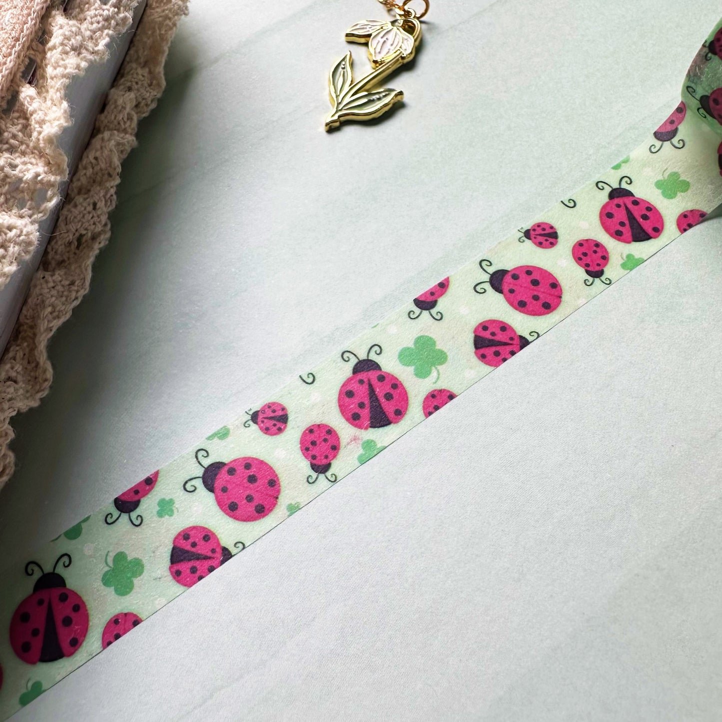 Ladybugs field Washi Tape