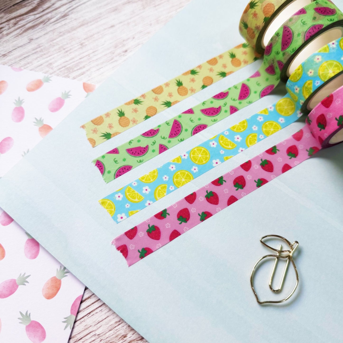 Fruit Washi Tape - 15mm rolls