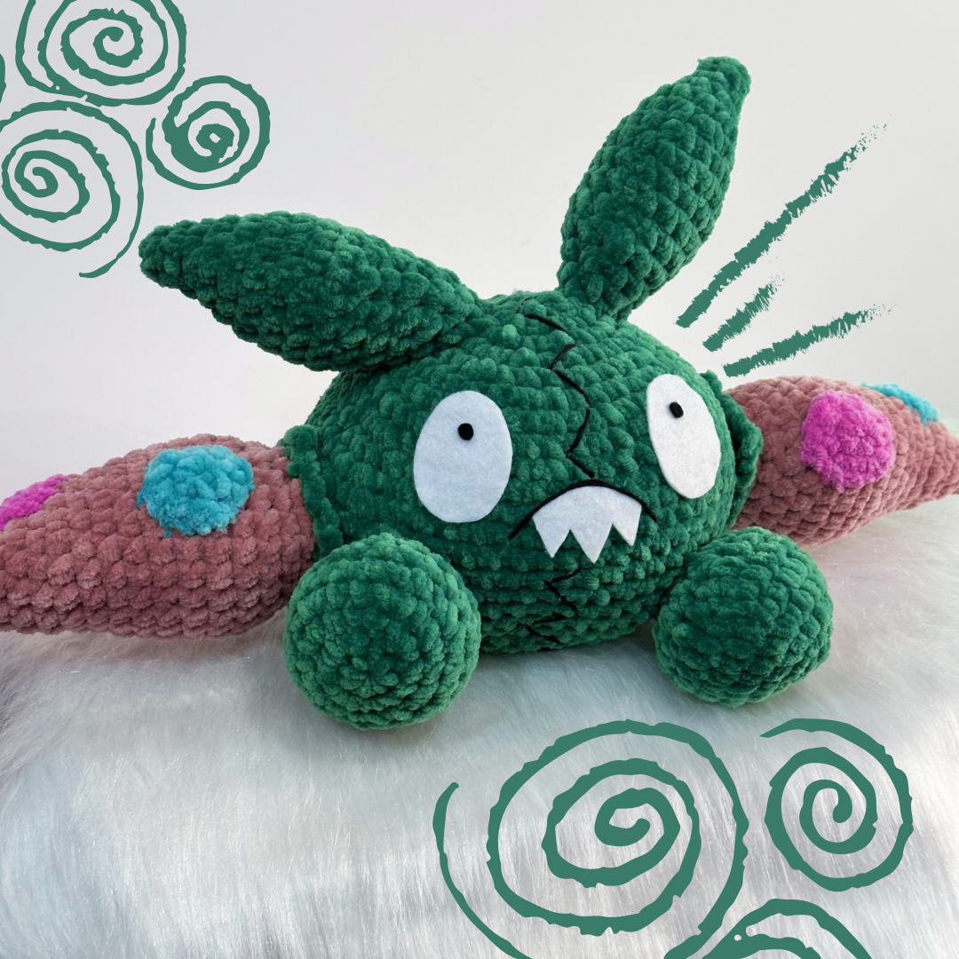 Trash baby chochet decorative plushie