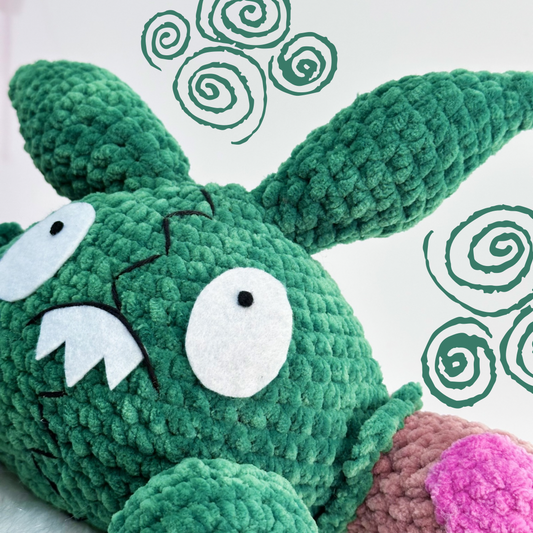 Trash baby chochet decorative plushie