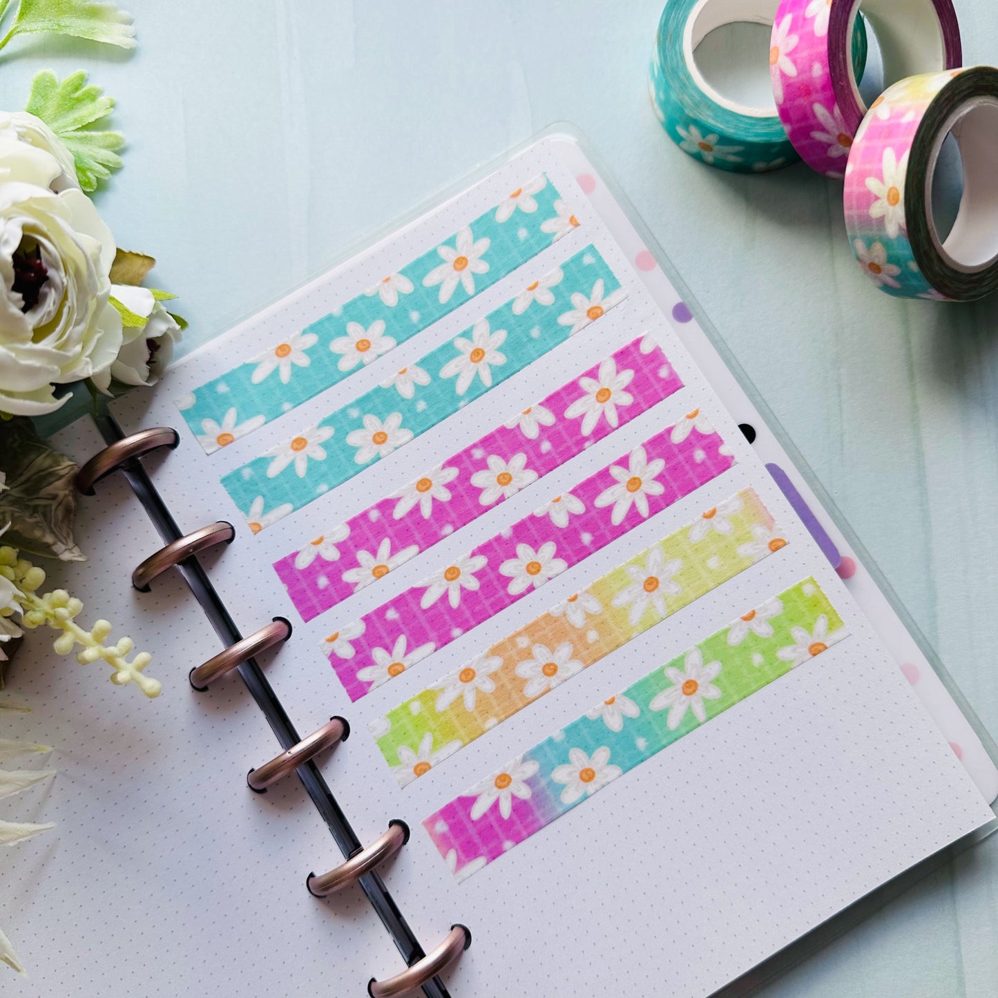 Flower fields Washi tapes