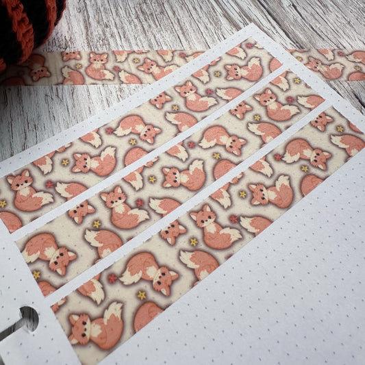 Little fox washi tape