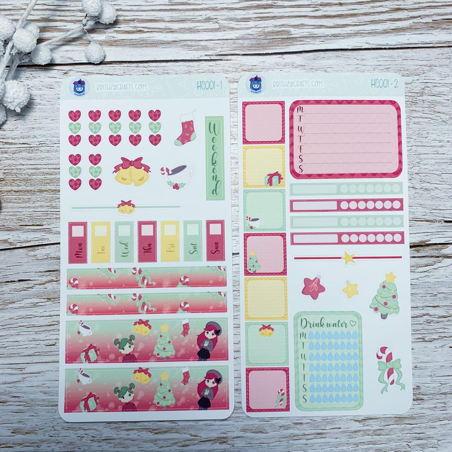 Christmas Hobonichi Weeks Kit - HW001