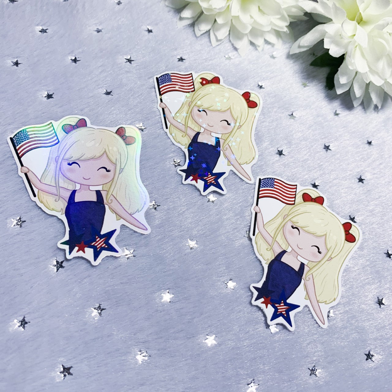 4th of July Vinyl Sticker
