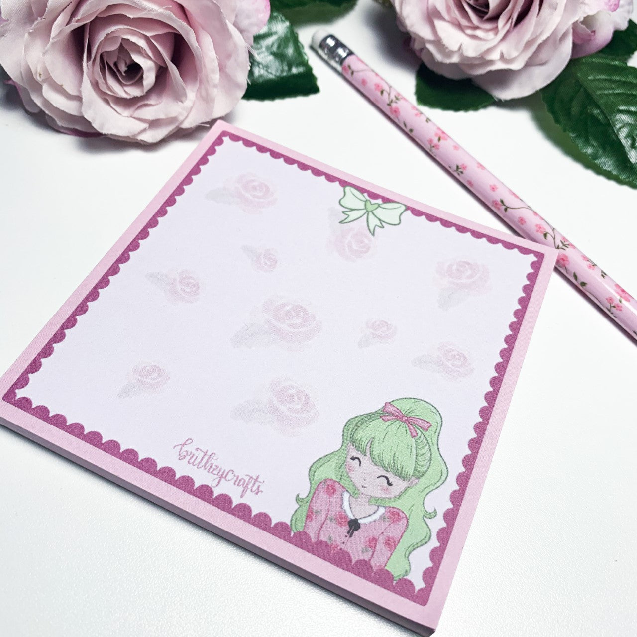 Rose Notepad