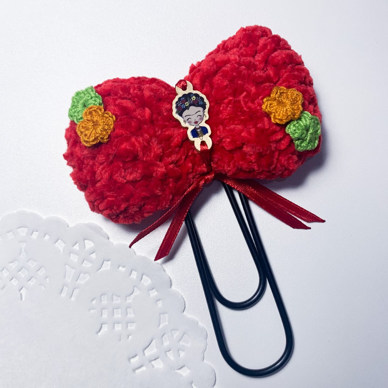 Frida Floral Planner / Paper Clip - Jumbo size