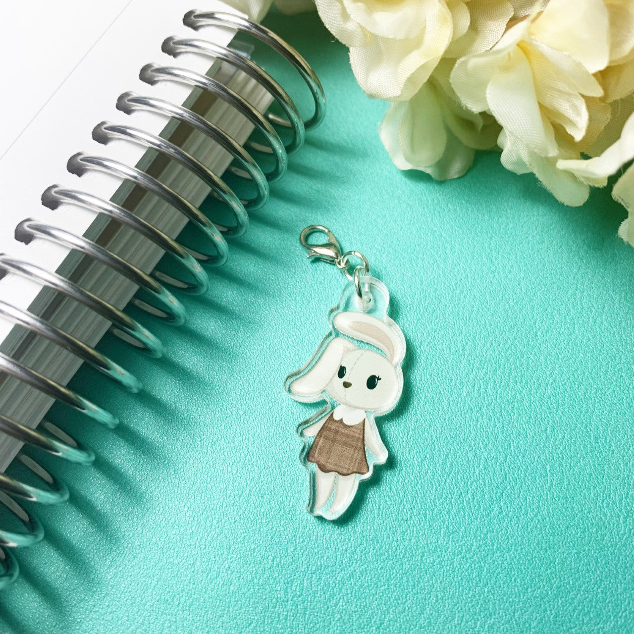 Pretty bunny charm