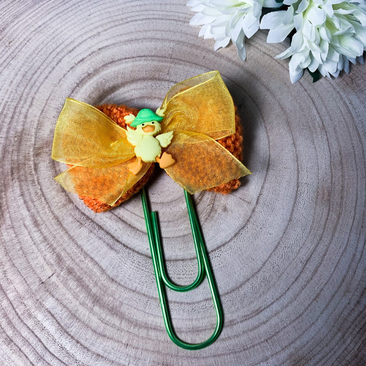 Spring duckling Planner / Paper Clip - Jumbo size