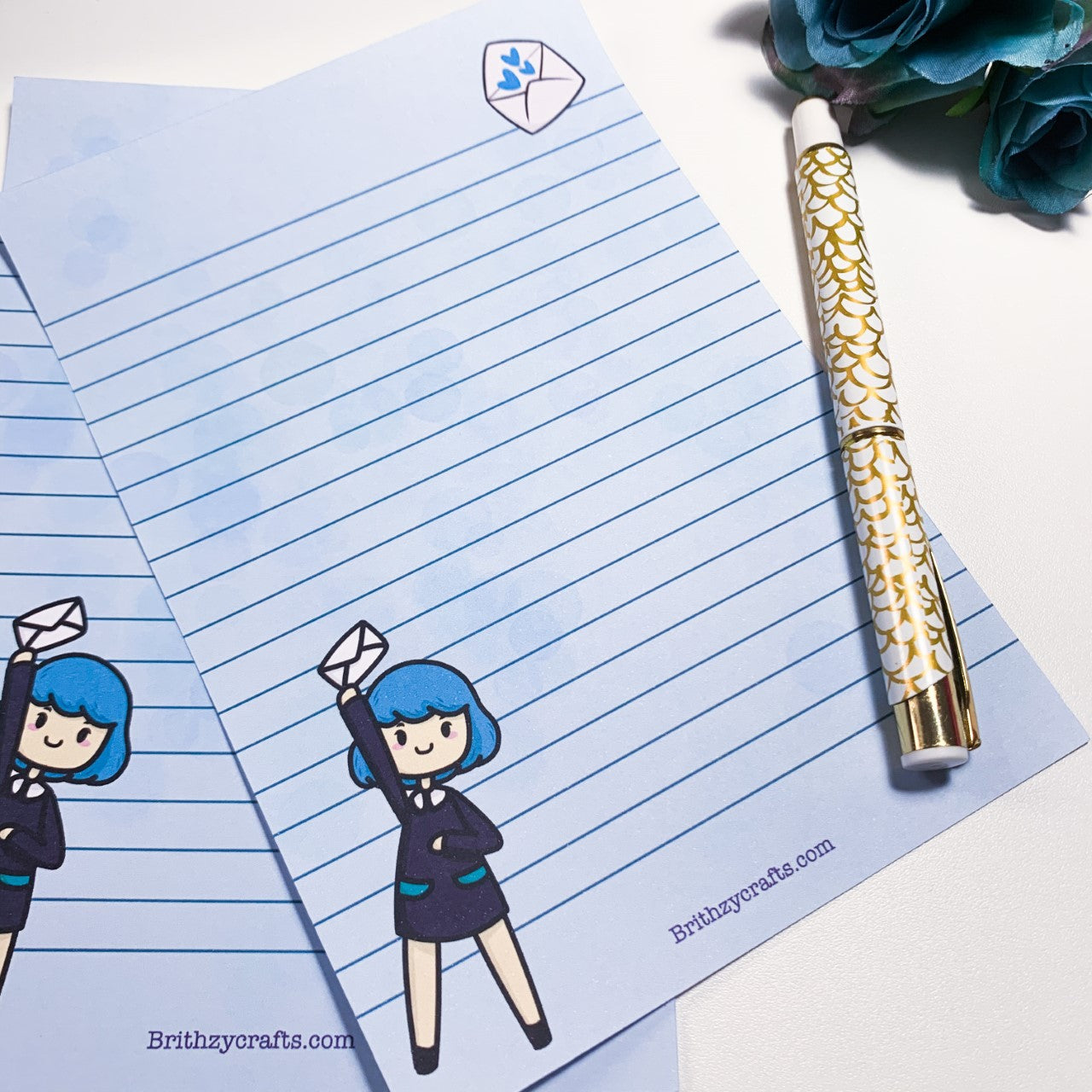 Happy mail letter writing paper