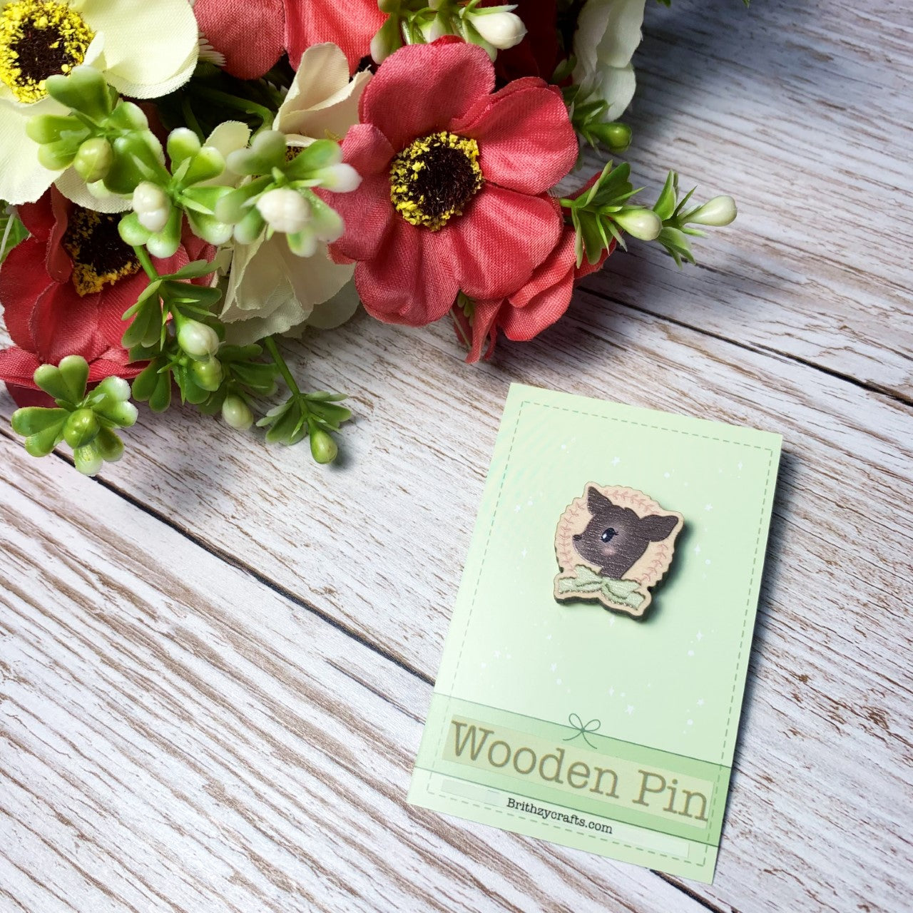 Oh Deer! - Wooden Pin