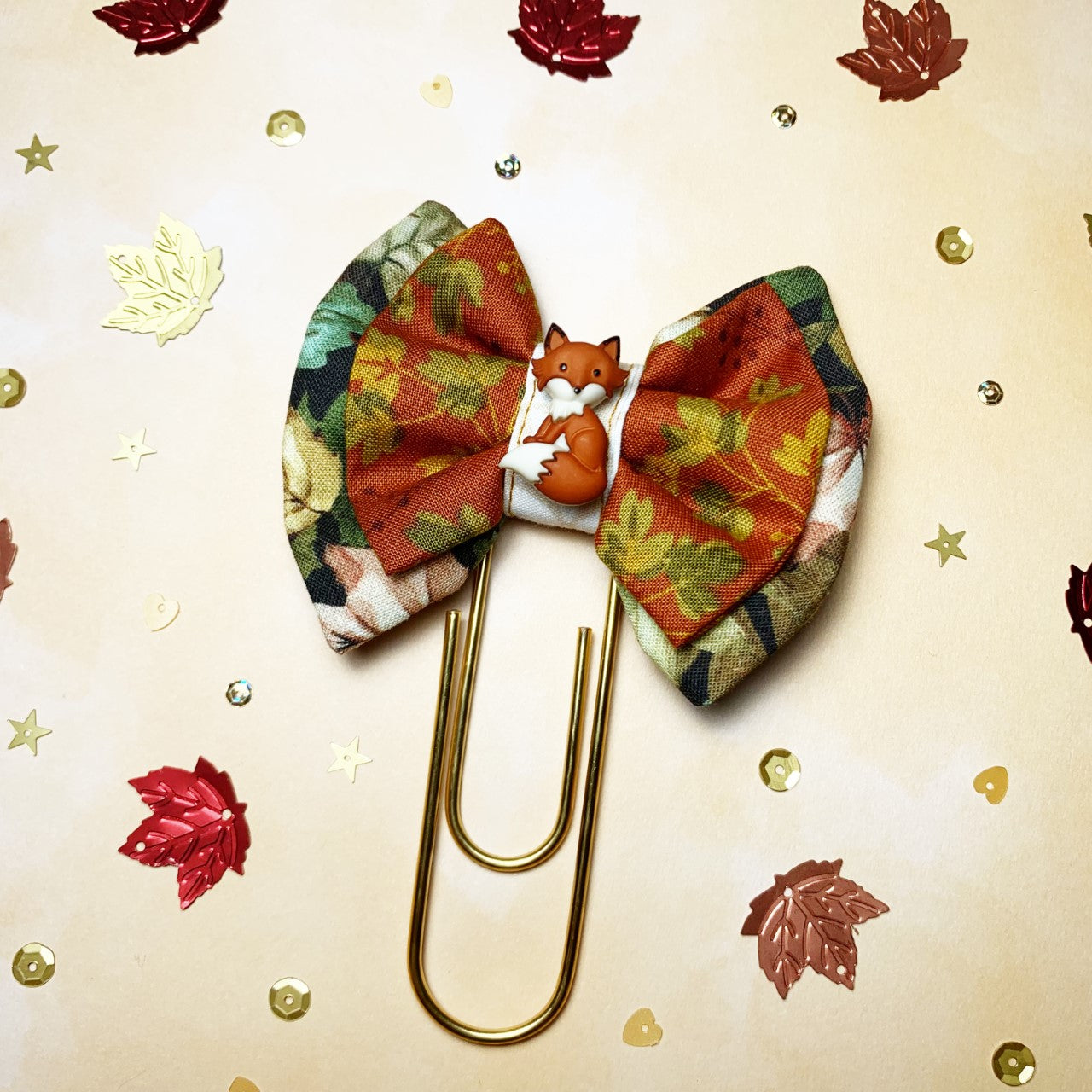Little fox model 3 - double layer fabric clip - Jumbo size