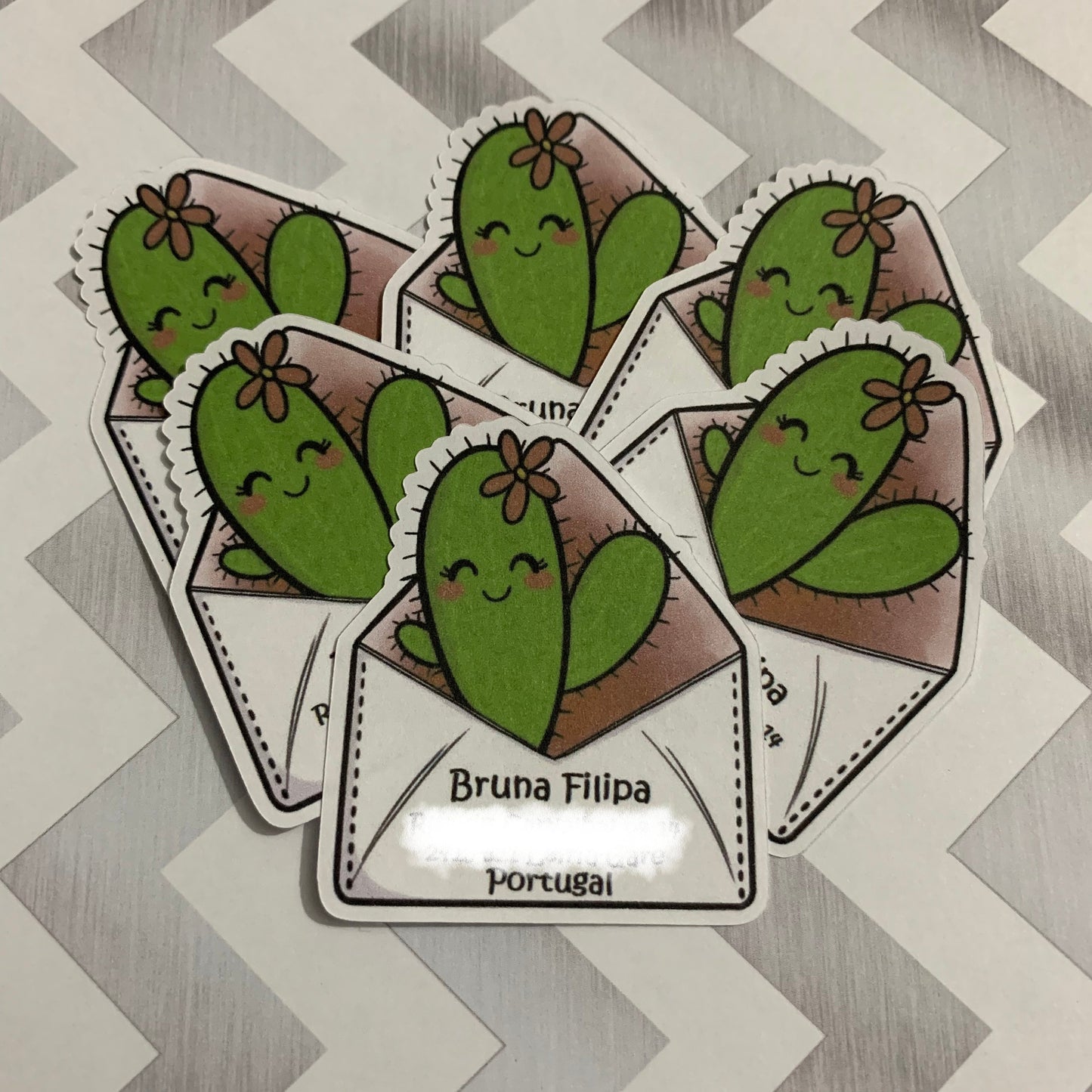 Cute Cactus Address Labels