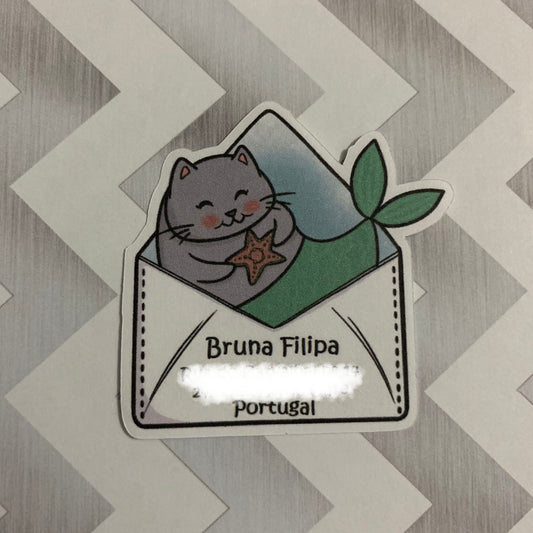 Cute Merkitten Address Labels
