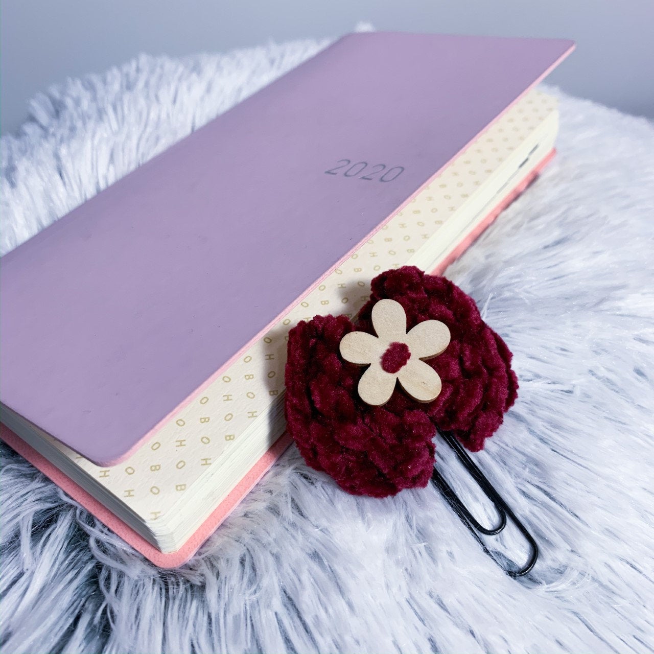 Red heart Planner Paper Clip - Mini size