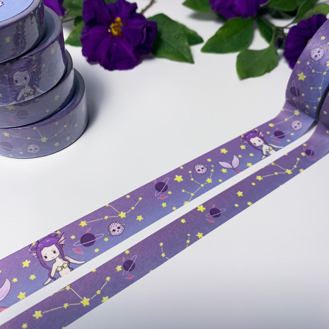 Space Mermaid Washi Tape